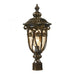Logansport 1-Light Outdoor Post Mount in Hazelnut Bronze