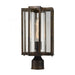 Bianca 1-Light Outdoor Post Mount in Hazelnut Bronze