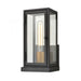 Foundation 1-Light sconce in  Matte Black / Aged Brass