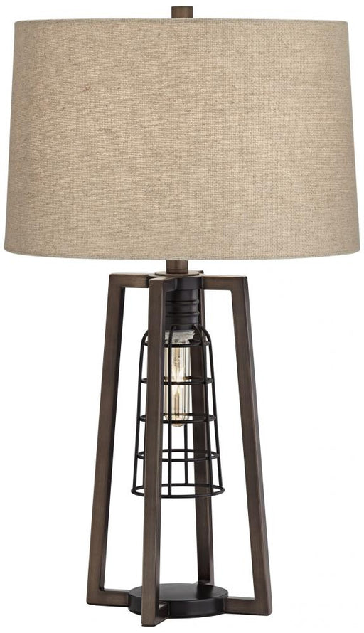 TL-2 lt metal caged lamp