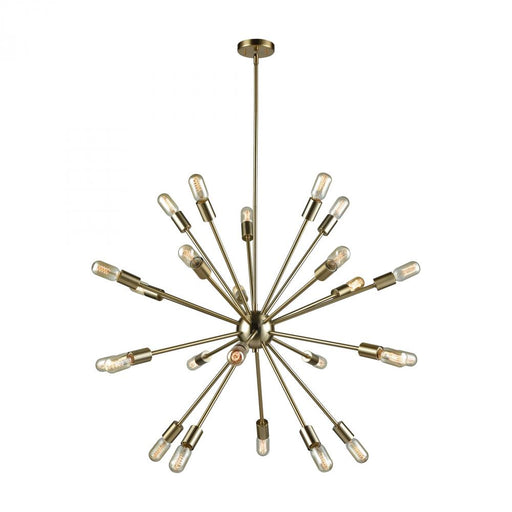 Delphine 24-Light Chandelier in Satin Brass