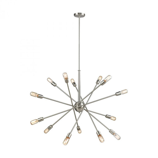 Delphine 14-Light Chandelier in Satin Nickel