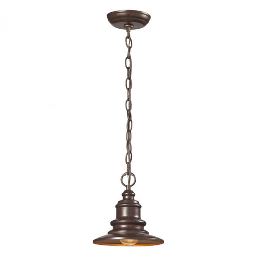 Marina 1-Light Outdoor Pendant in Hazelnut Bronze