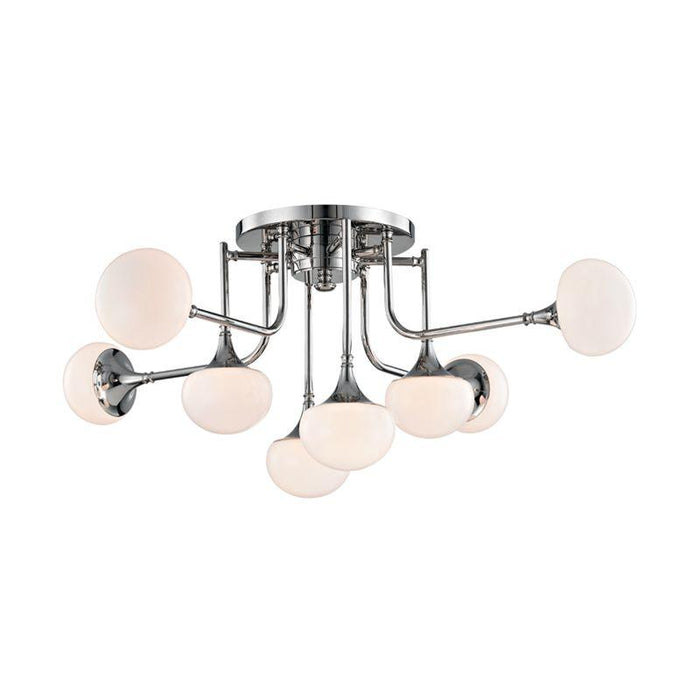 8 LIGHT SEMI FLUSH