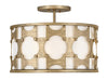 Medium Convertible Semi-flush Mount