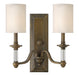 Two Light Sconce