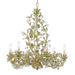 Josie 6 Light Champagne Green Tea Chandelier