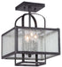 4 LIGHT SEMI FLUSH MOUNT