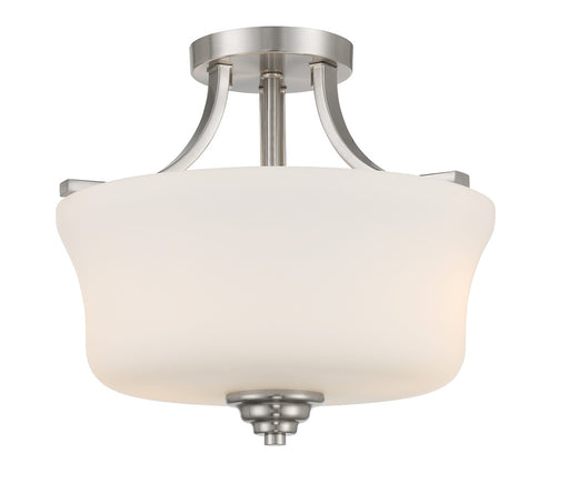 2 LIGHT SEMI FLUSH