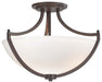 3 LIGHT SEMI FLUSH MOUNT