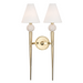 2 LIGHT WALL SCONCE