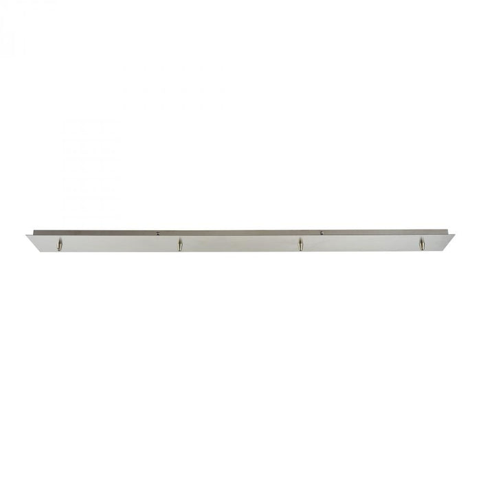 Pendant Options 4 Light Linear Pan in Satin Nickel