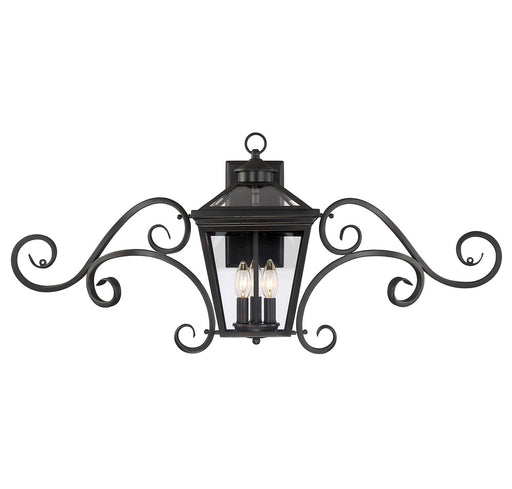 Ellijay Wall Mount Lantern w/Scrolls