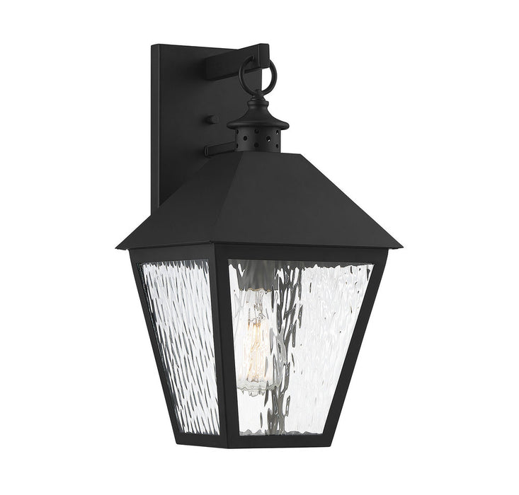 Harrison Matte Black 1 Light Outdoor Sconce