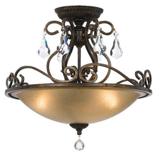 Ashton 3 Light English Bronze Ceiling Mount