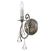 Ashton 1 Light Olde Silver Sconce