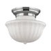 2 LIGHT LARGE FLUSH MOUNT