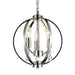 3 Light Up Mini Pendant with Chrome finish