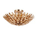 Broche 4 Light Antique Gold Ceiling Mount