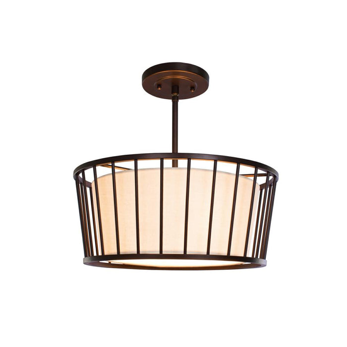 Pacifica 16 Inch Convertible Pendant - Semi Flush