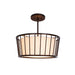 Pacifica 16 Inch Convertible Pendant - Semi Flush