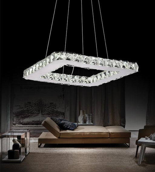 LED Chandelier with Chrome finish