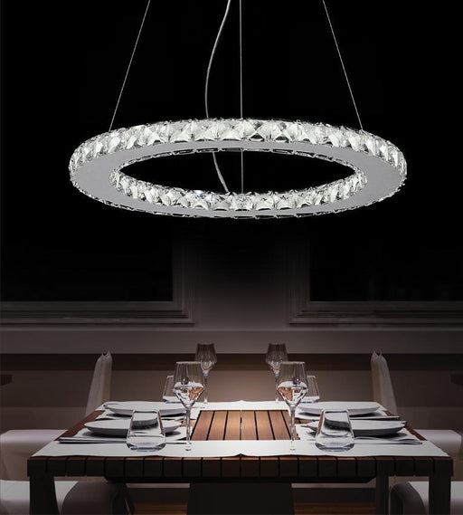 LED Chandelier with Chrome finish