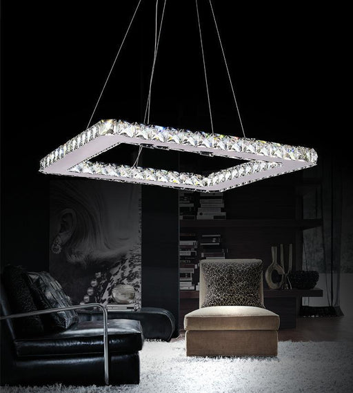 LED Chandelier with Chrome finish