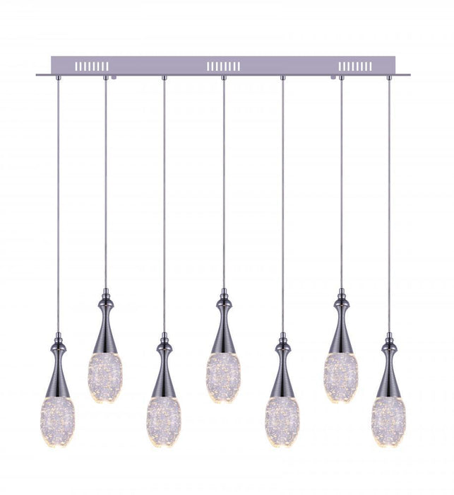 LED Multi Point Pendant with Chrome finish