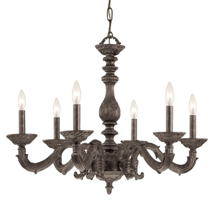 Paris Market 6 Light Bronze Chandelier