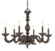 Paris Market 6 Light Bronze Chandelier