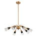 Ponti 8 Light Chandelier