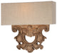 2 LIGHT WALL SCONCE