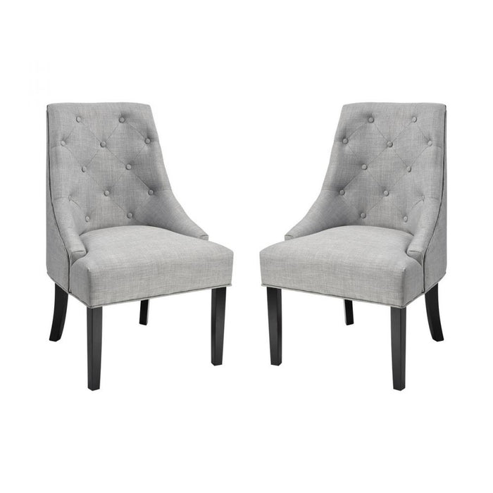 Nine Elms Accent Chair - Light Grey