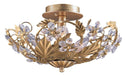 Paris Market 6 Light Gold Semi-Flush