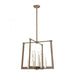 Axis 8-Light Chandelier in Light Wood