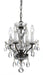 Traditional Crystal 4 Light Hand Cut Crystal English Bronze Mini Chandelier