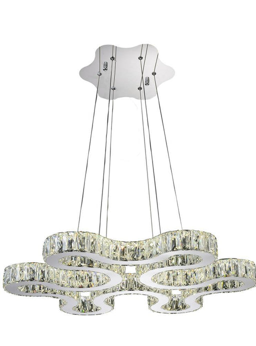 LED Chandelier with Chrome finish