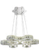 LED Chandelier with Chrome finish