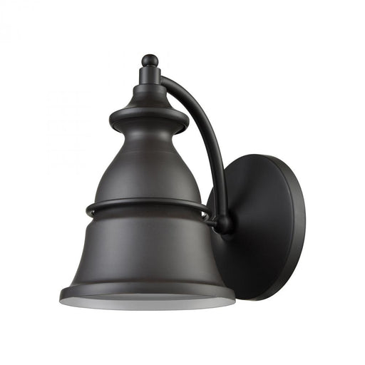 Langhorn 1-Light Outdoor Wall Lamp in Oil Rubbed Bronze