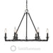 Saxon 6 Light Chandelier