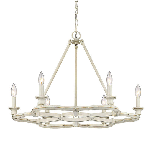 Saxon 6 Light Chandelier