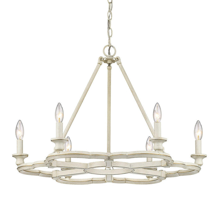 Saxon 6 Light Chandelier