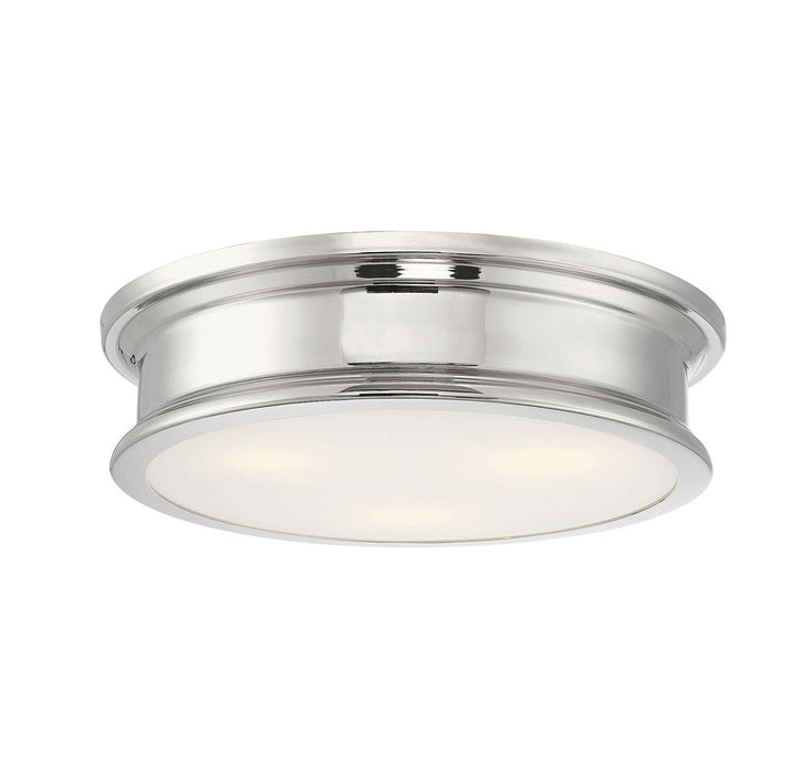 Watkins Polished Nickel Flush Mount