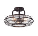 Connell 3 Light Semi-Flush