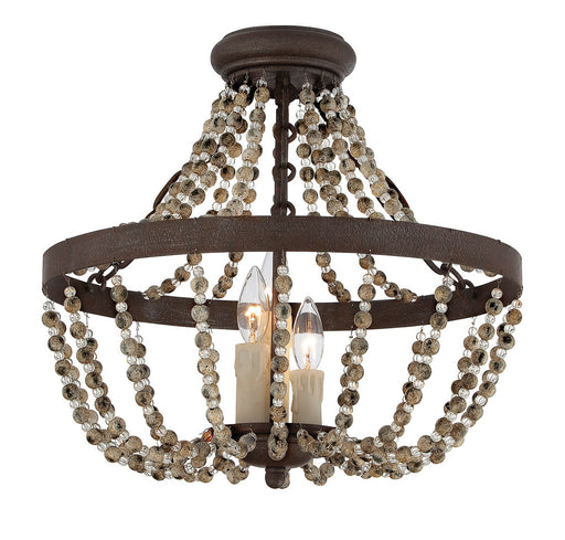 Mallory 3 Light Convertible Semi-Flush