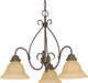 CASTILLO 3 LT CHANDELIER