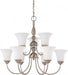 DUPONT 9 LT CHANDELIER