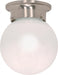 1 LT - 6" BALL FLUSH FIXTURE