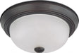 2 LIGHT 11" FLUSH MOUNT